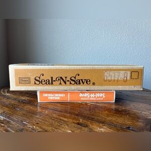 Sears Countercraft Seal-N-Save Vacuum Food Sealer Machine with cooking pouches